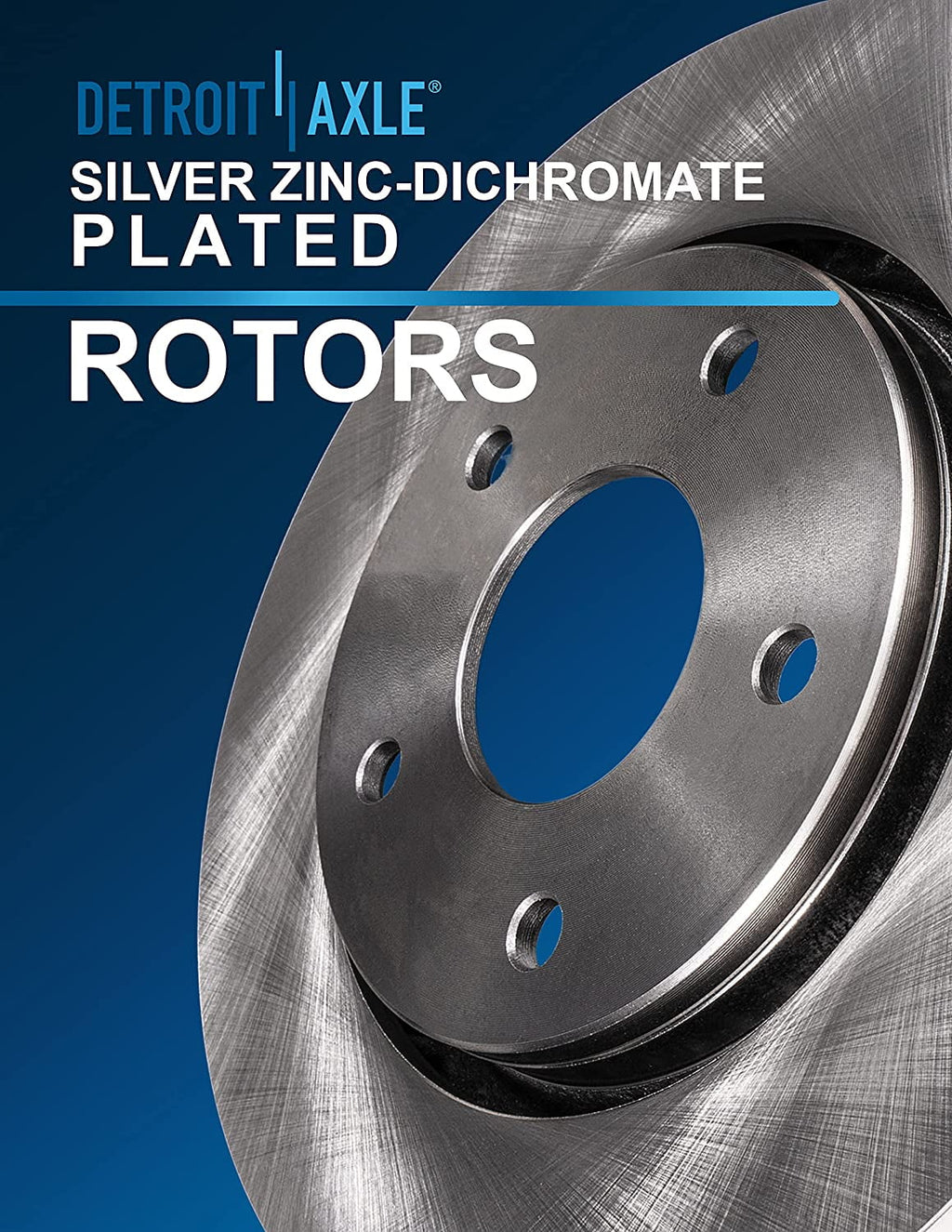 Detroit Axle - Rear Brake Kit for 2003-2011 Ford Crown Victoria Mercury Grand Marquis, 2003-2004 Mercury Marauder Brake Rotors and Ceramic Brakes Pads Replacement: 11.61" Rotors