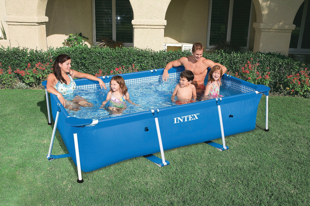 Intex Rectangular-Frame Above Ground Baby Swimming Pool (Open Box) (4 Pack)