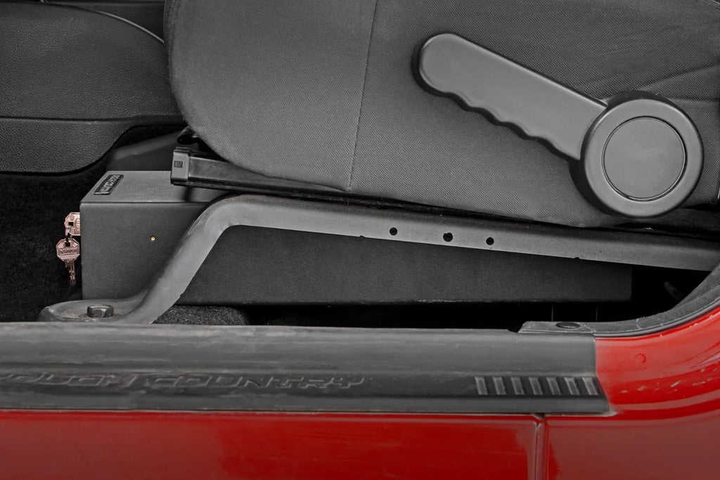 Rough Country Under Seat Lock Box for 2007-2018 Jeep Wrangler JK/JKU - 99035