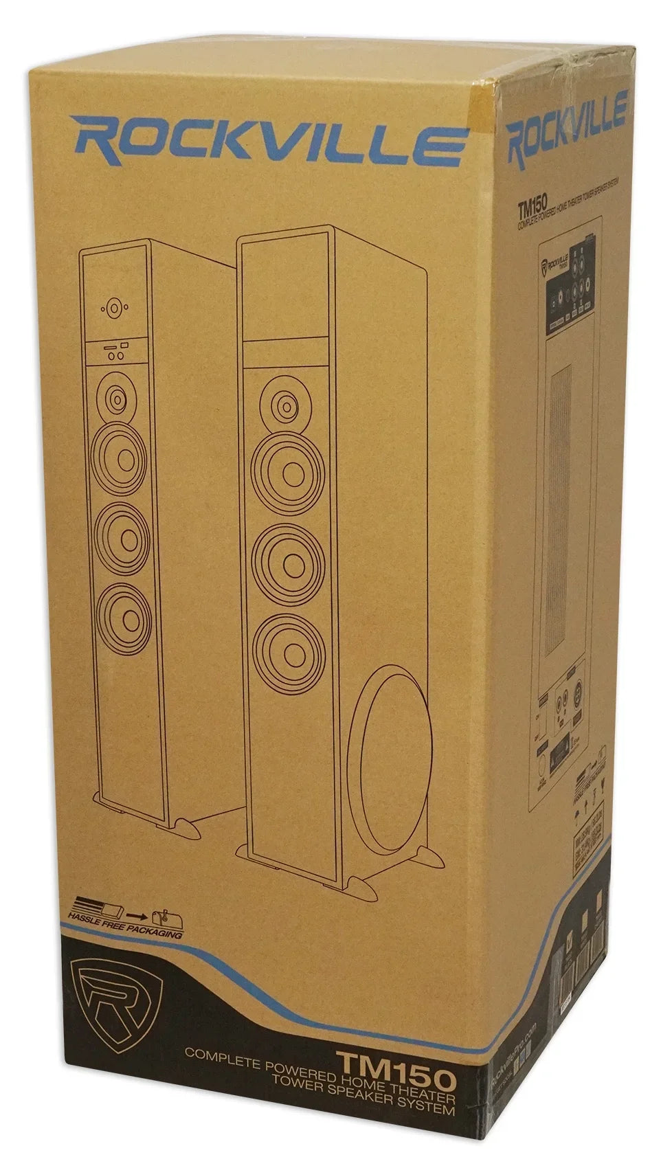 Tower Speaker Home Theater System w/Sub For Smart Television TV-Black