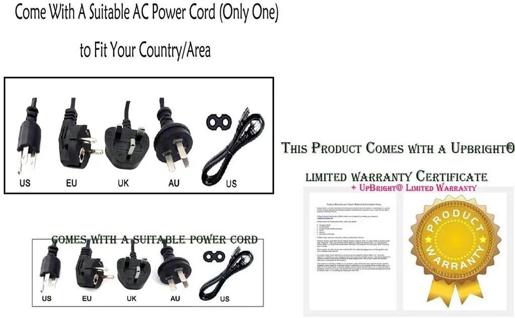 UPBRIGHT NEW Global AC / DC Adapter For Solarism LM1711 LCD TV Power Supply Cord Cable PS Battery Charger Mains PSU