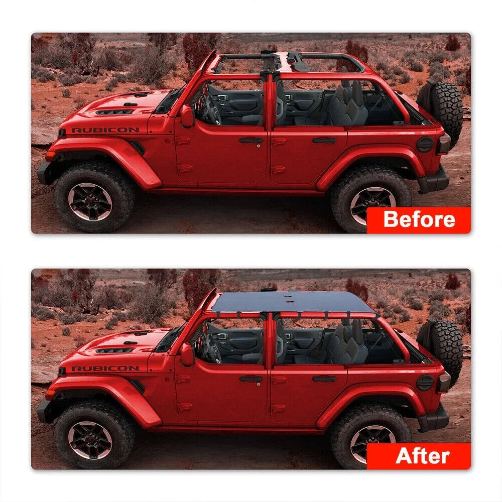 Stylish Leather Top Sunshade to Shield Your Jeep Wrangler JK JKU 07-18 NEW from the Sun - Quality Guaranteed