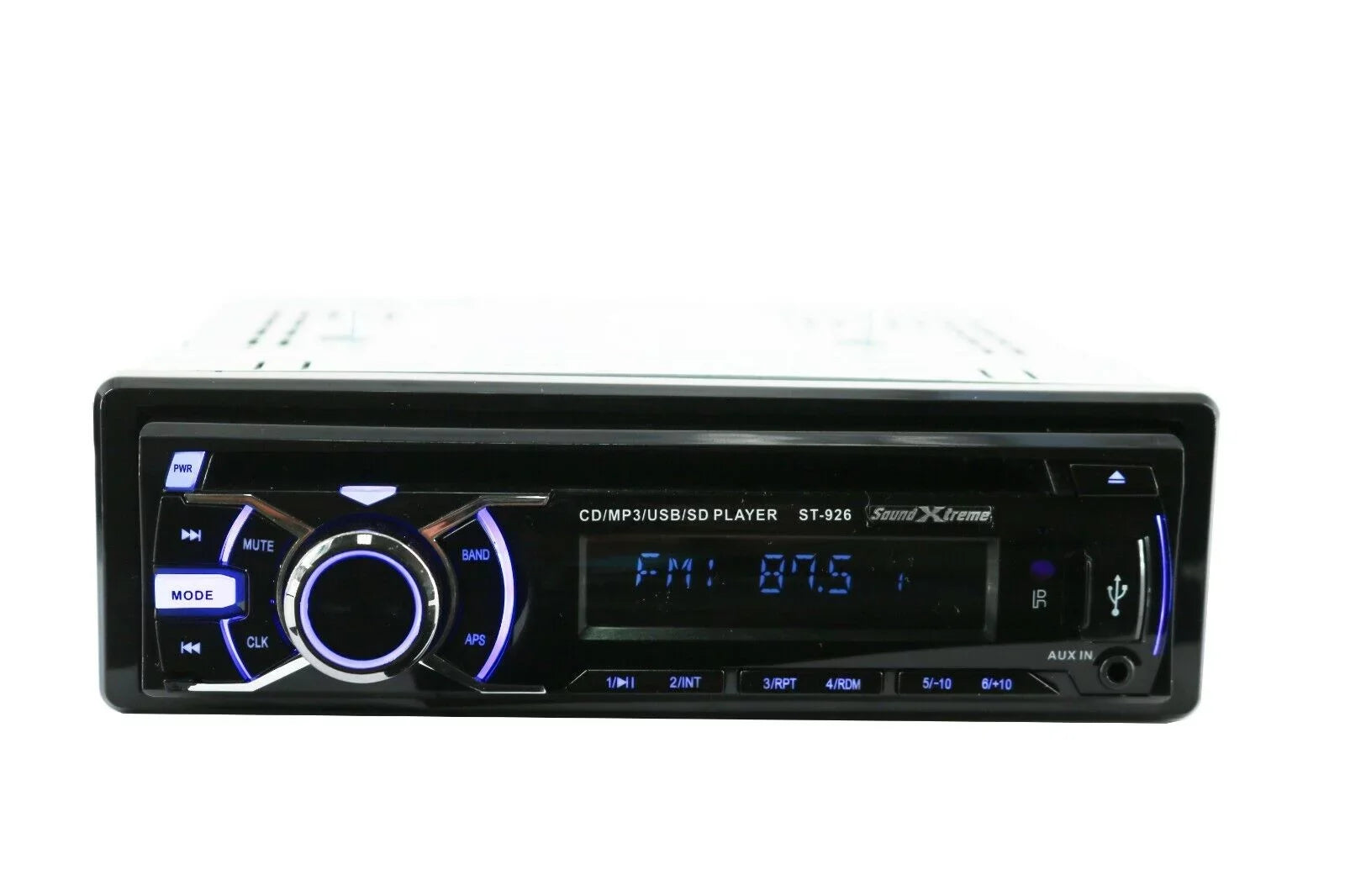 NEW SoundXtreme ST-926 Digital Receiver +2x Audiobank AB-674 6.5" Car Speakers Bundle