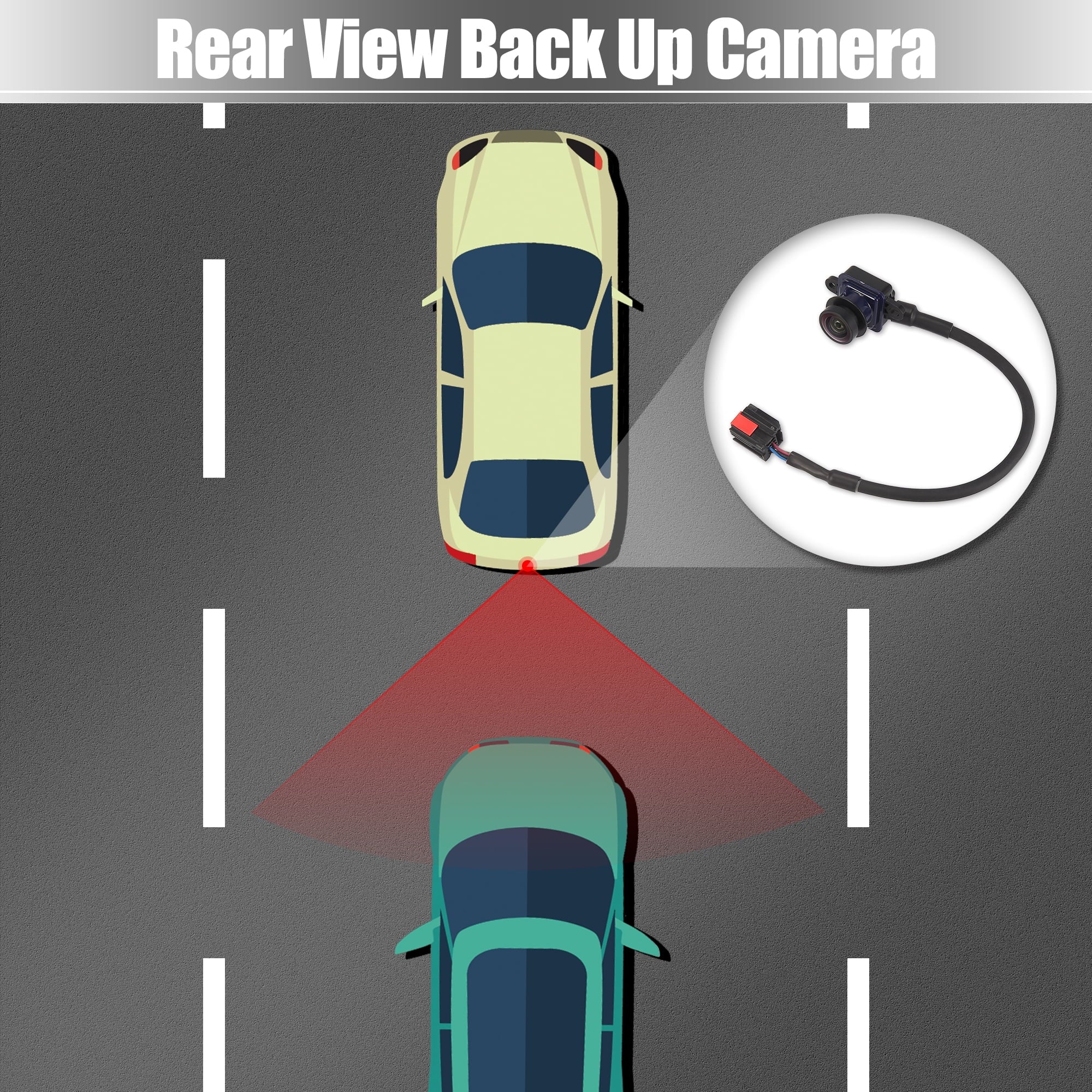 Rear View Back Up Camera 56054058AH Rear Park Assist Reverse Camera for Chrysler 300 2011-2014