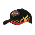 Headwear USA 4226 Brushed heavy cotton twill with flame embroidery