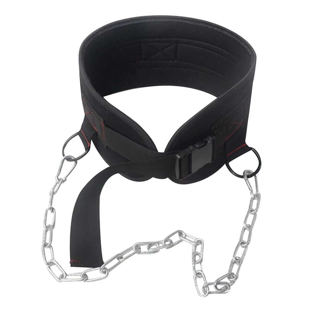 Weightlifting Dipping Belt Equipment with Chain for Powerlifting Workout