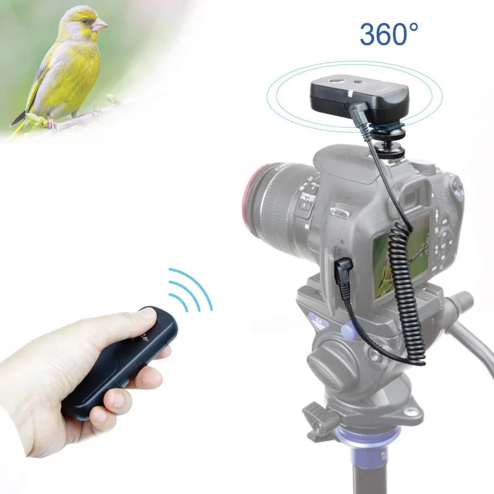 Foto&Tech 360 Any Angle Wireless Remote Control Shutter Release Working 100 Meters- DC-G9 DMC-G7 DMC-G85 DC-GH5/DMC-FZ300 FZ150 FZ1000 FZ2500(FZ2000) FZ200 FZ100 G10 G5 G6 GF6 GH4 GX7 L1 L10