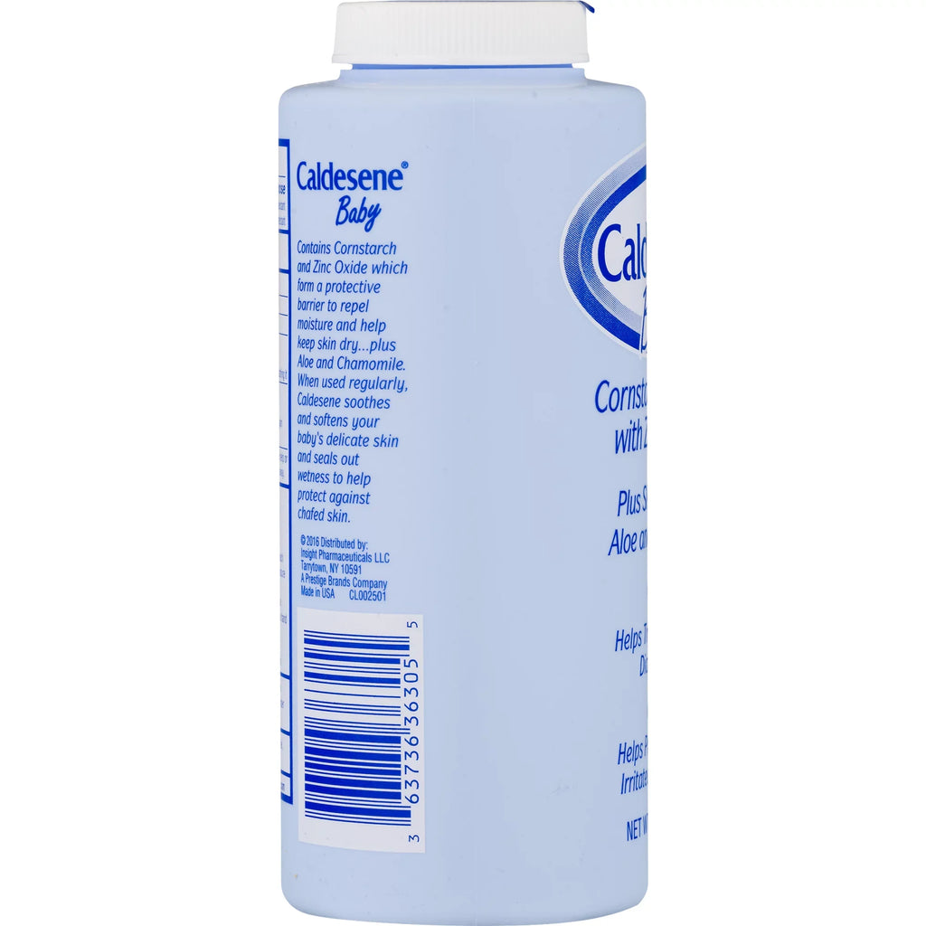 Caldesene Baby Cornstarch Powder With Zinc Oxide 5 oz (Pack of 4)