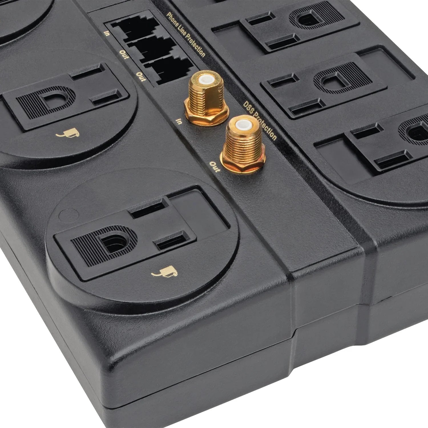 Tripp Lite Tlp808teltv 8-outlet Surge Protector (2,160 Joules; 8ft Cord; Tel/modem/fax Protection; $150,000 Ultimate Lifetime Insurance)