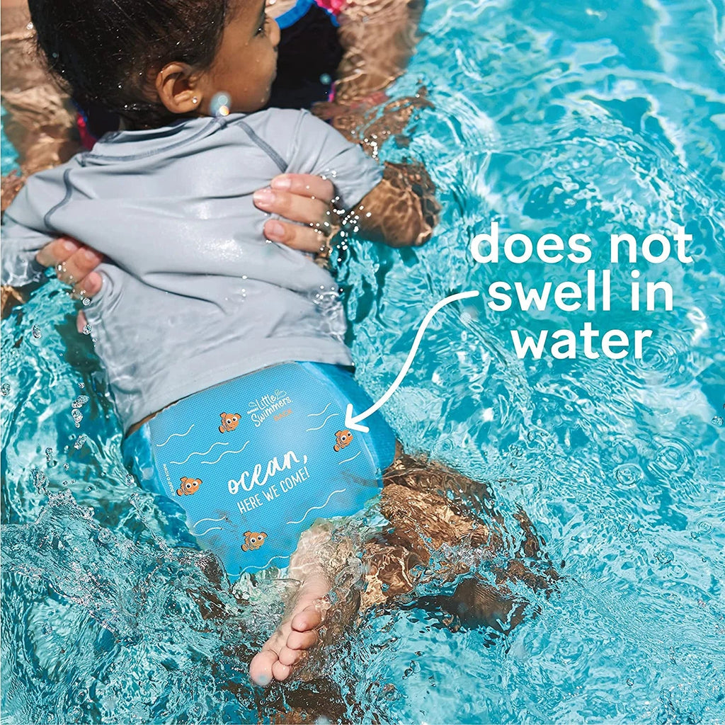 Huggies Little Swimmers Disposable Swim Diapers, Size 5-6 (32+ lbs), 17 Ct