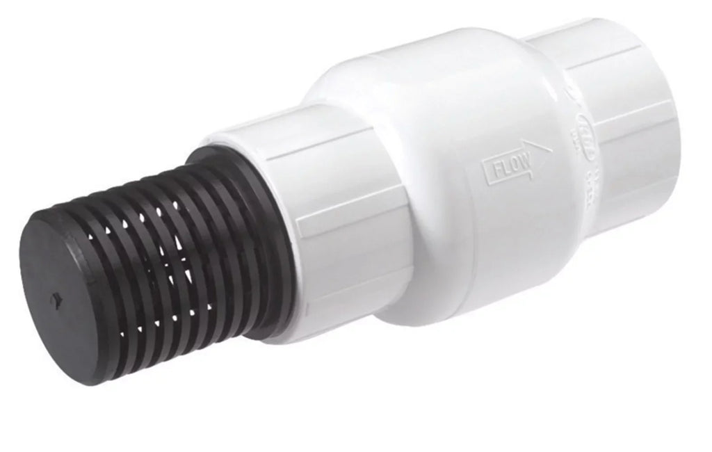 NDS KBI 1-1/2 In. PVC Spring Check Valve-Foot Valve 1001-15FV