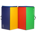 We Sell Mats Folding Personal Fitness Exercise Mat, 4' x 8' Multi-Color