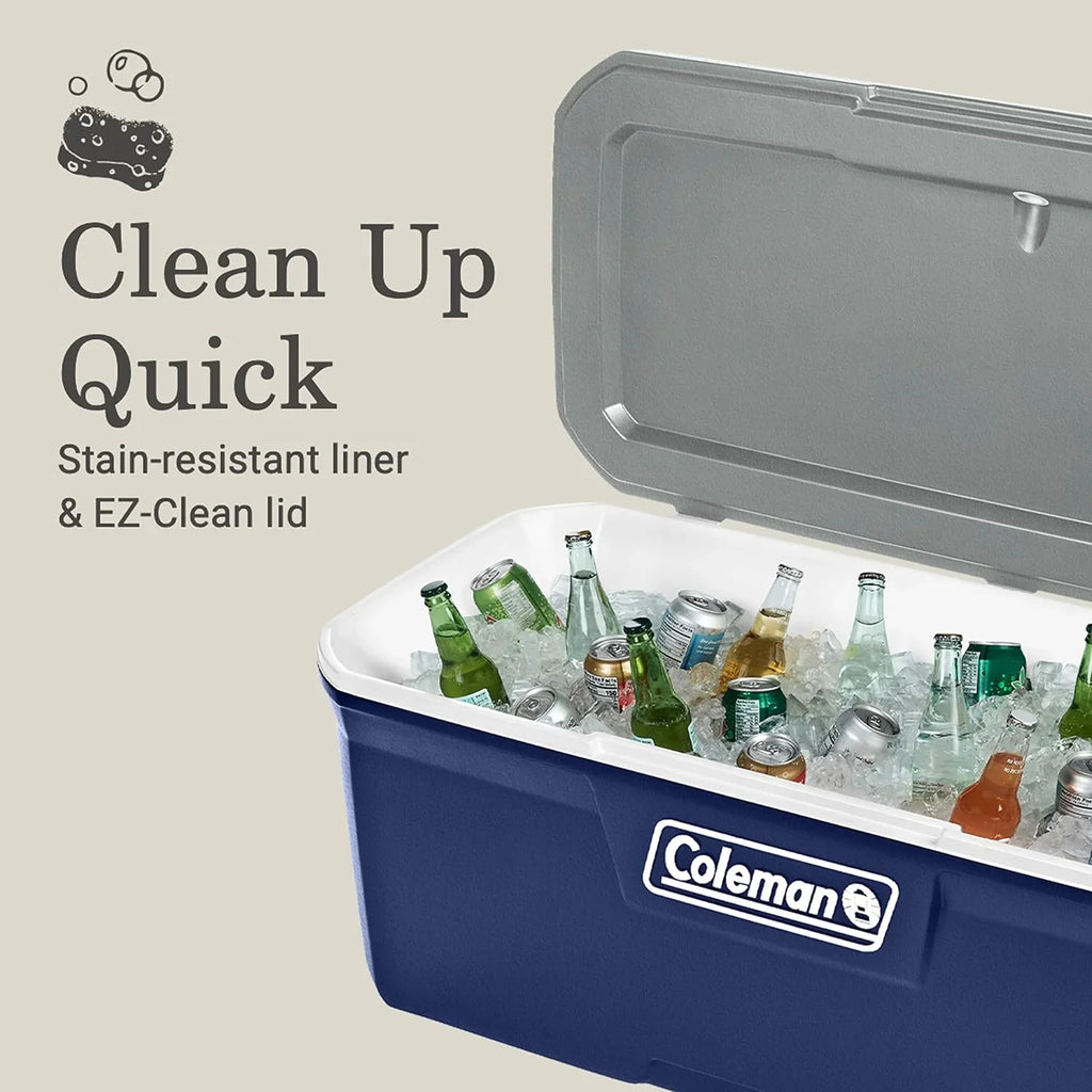 YANPO 316 Series Insulated Portable Cooler with Heavy Duty Handles, Leak-Proof Outdoor Hard Cooler Keeps Ice for up to 5 Days, Great for Beach, Camping, Tailgating, Sports, & More