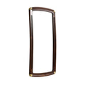 Stylish Wooden Photo Frame with Brass Accents
