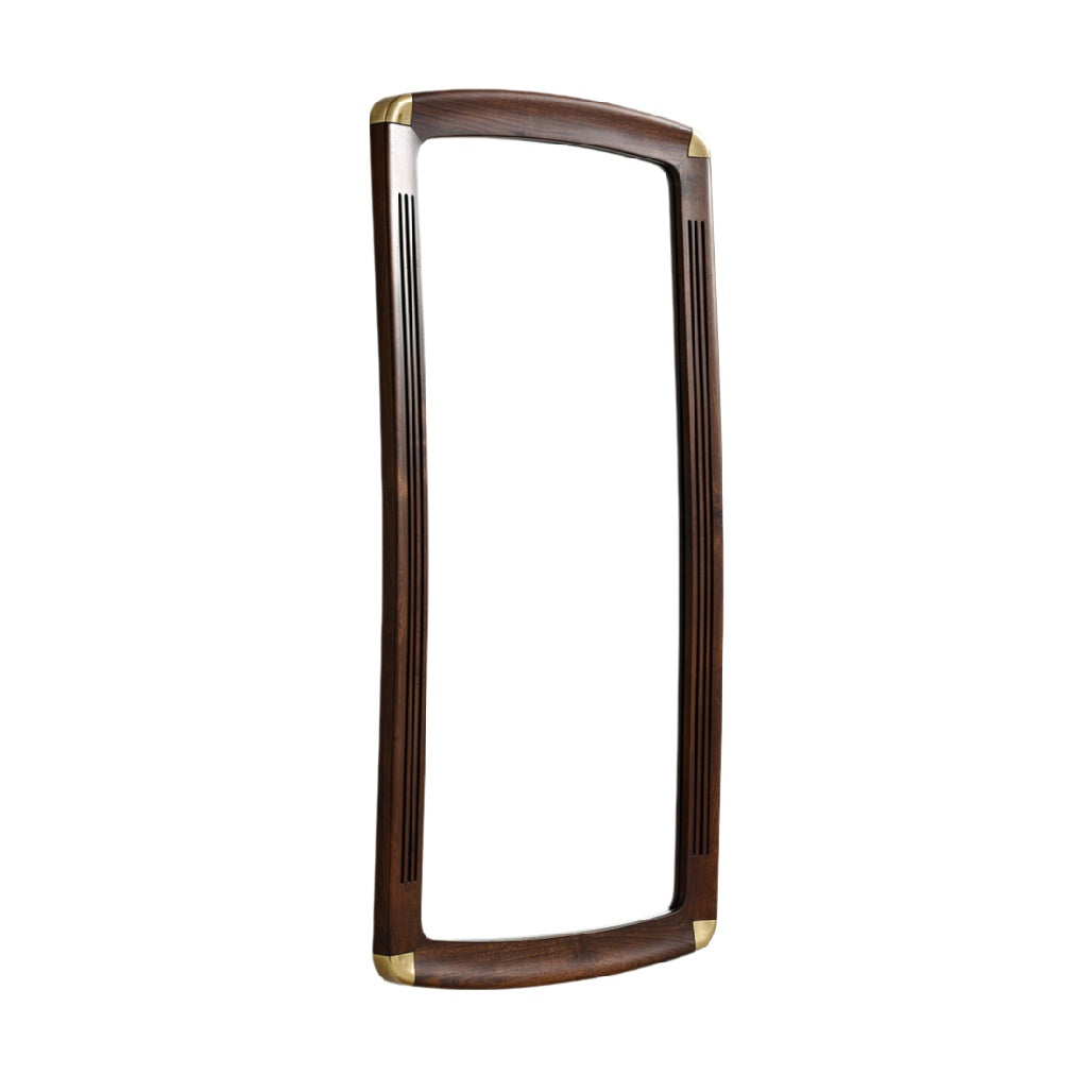 Stylish Wooden Photo Frame with Brass Accents