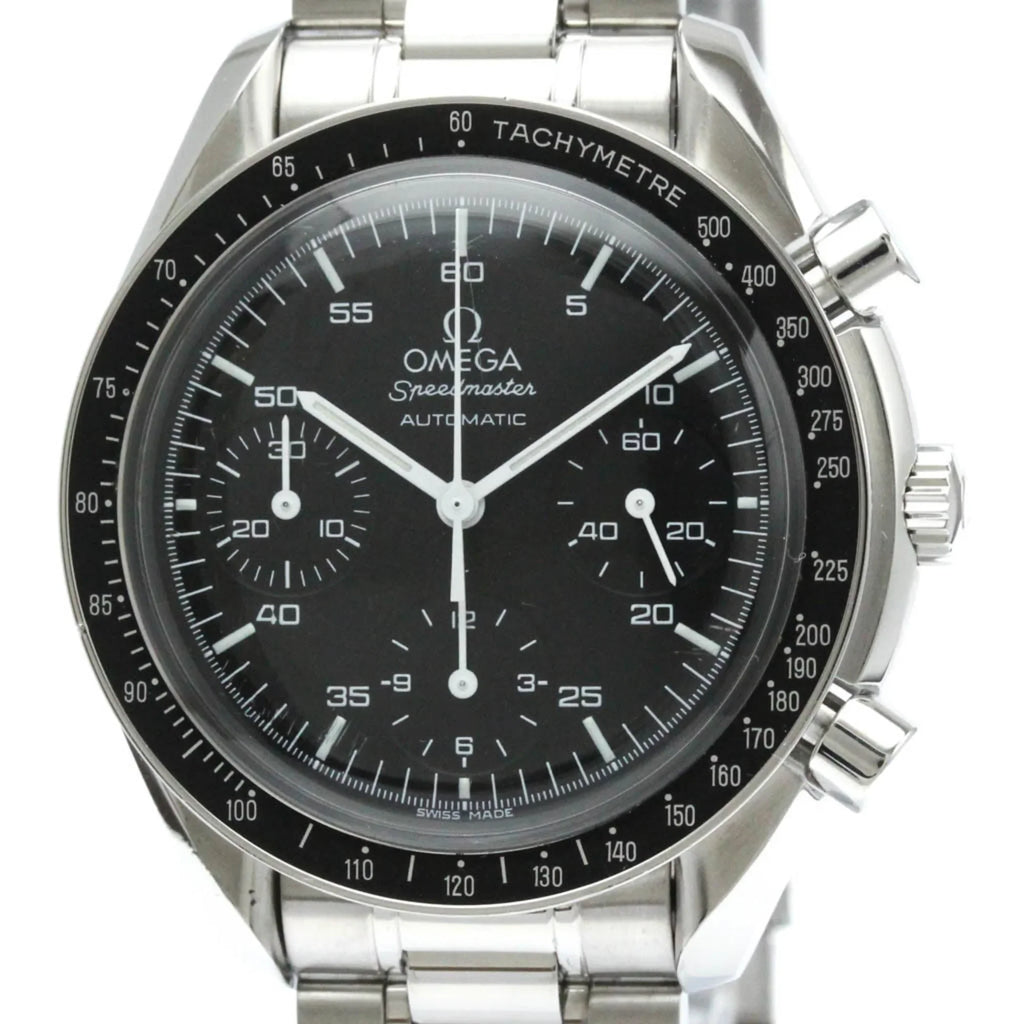 Pre-Owned Polished OMEGA Speedmaster Automatic Steel Mens Watch 3510.50 BF567328 (Good)