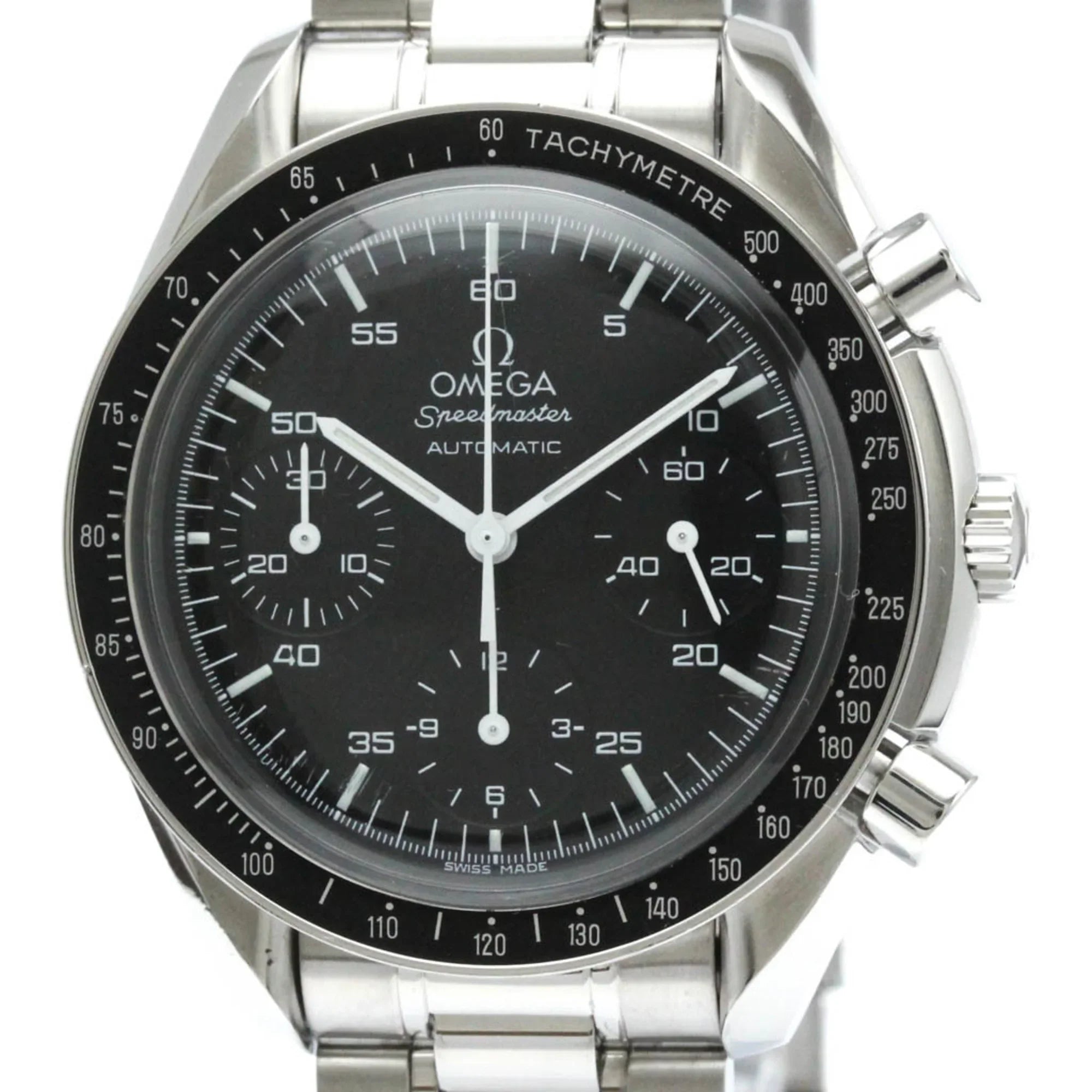 Pre-Owned Polished OMEGA Speedmaster Automatic Steel Mens Watch 3510.50 BF567328 (Good)
