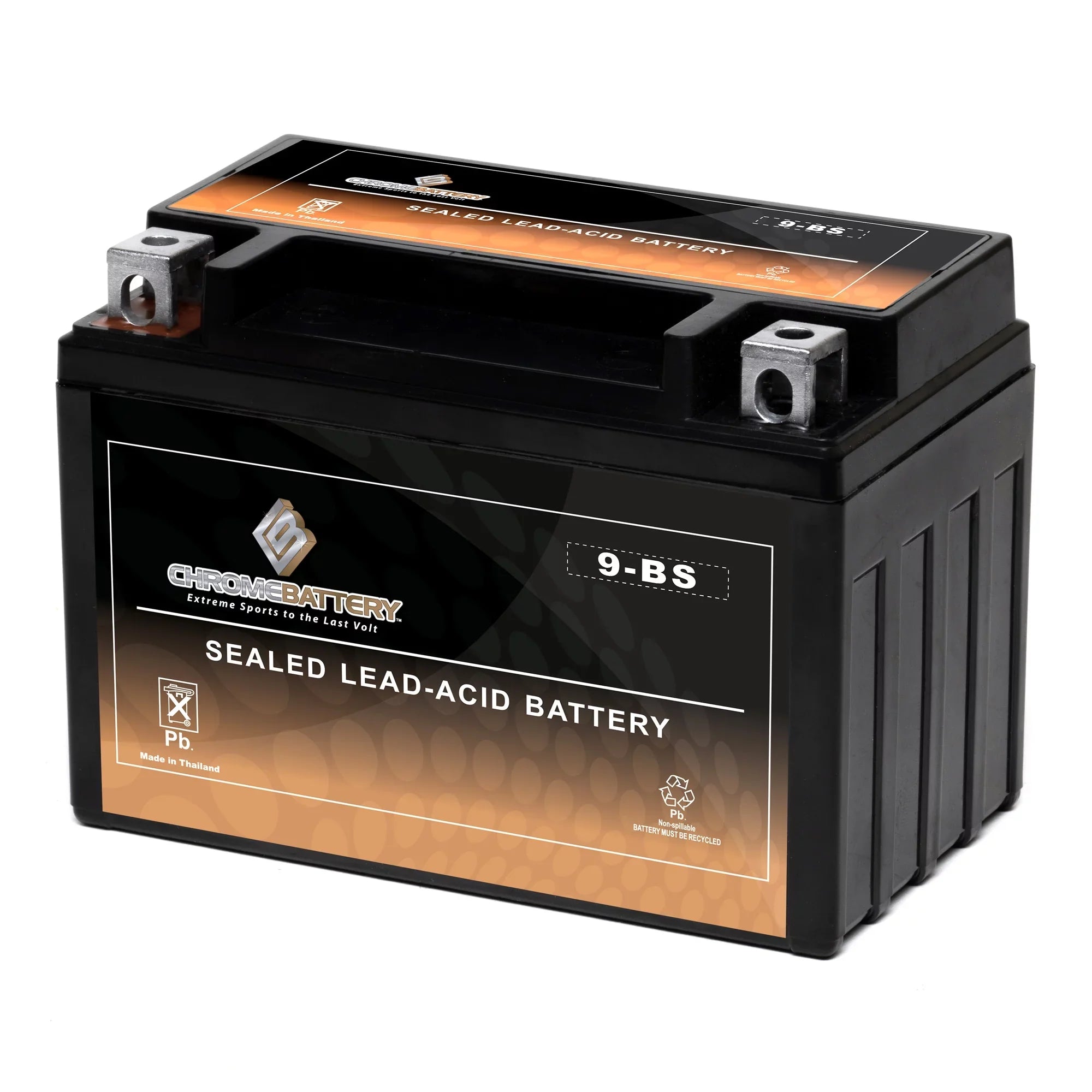 Chrome Battery Ytx9-Bs Atv Battery for Suzuki 400Cc Lt-Z400 Quadsport 2004