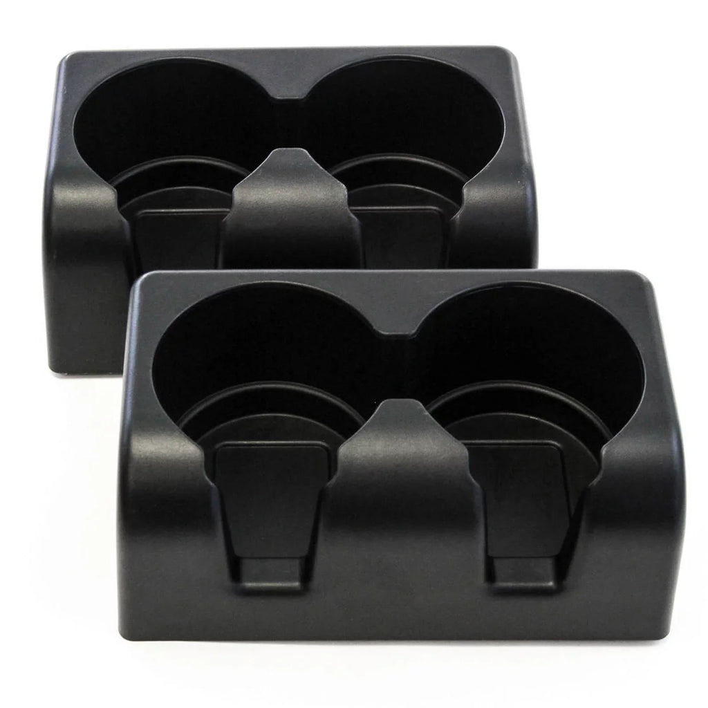 Red Hound Auto 2 Compatible with Chevy GMC Colorado Canyon 2004-2012 Bench Seat Black Cup Drink Holder Drink Beverage Replaces 19256630