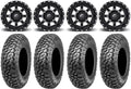 Fuel Maverick Black 15" Wheels 33" RAZR XT Tires Polaris RZR XP 1000 / PRO XP / Ranger XP 900/1000