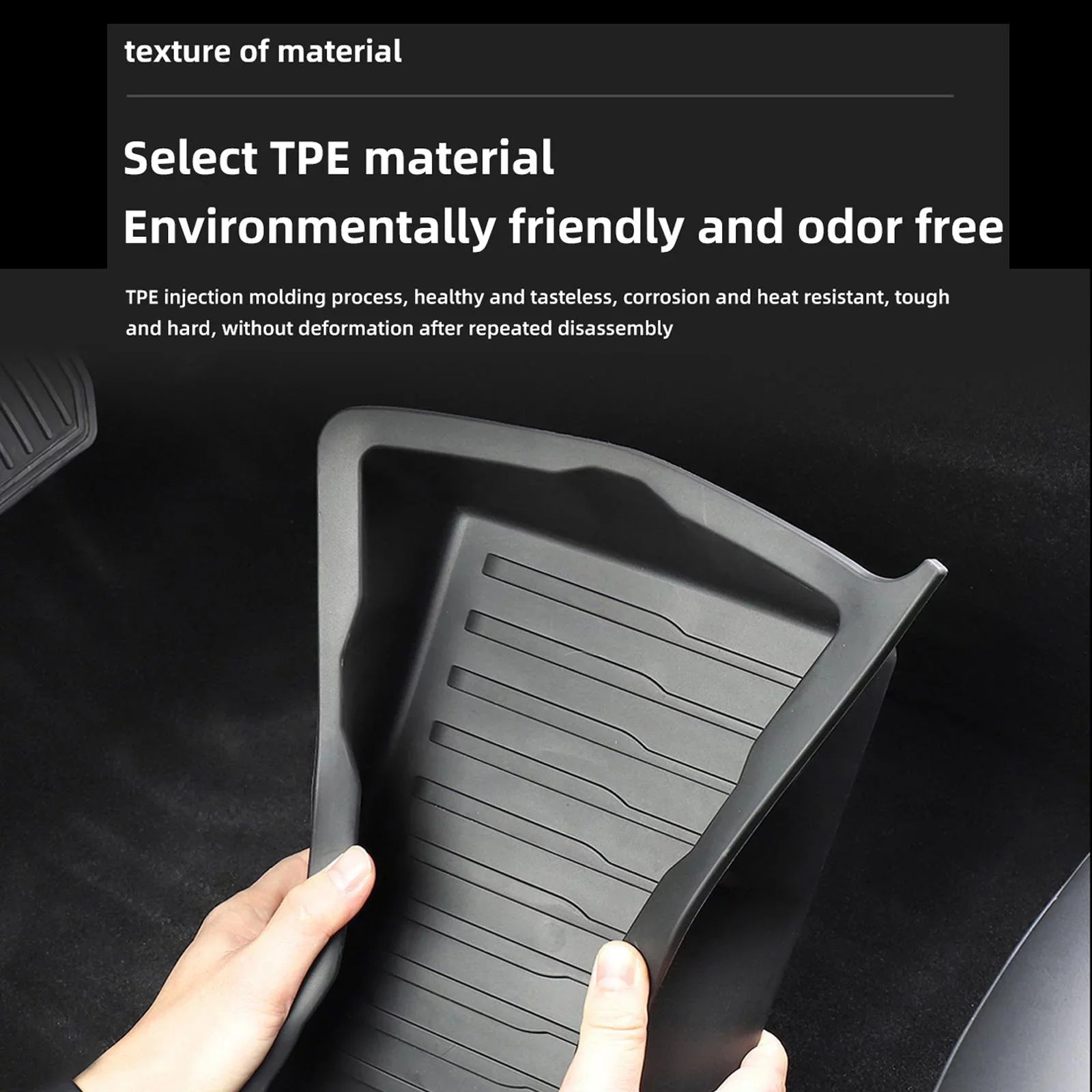 Under Seat Storage Box Underseat Hidden Storage Tray for 2pcs