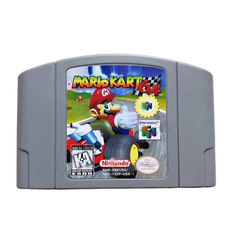 Mario Kart 64 Smash Bros Party 1 2 3 GoldenEye 007 Video Game For Nintendo N64