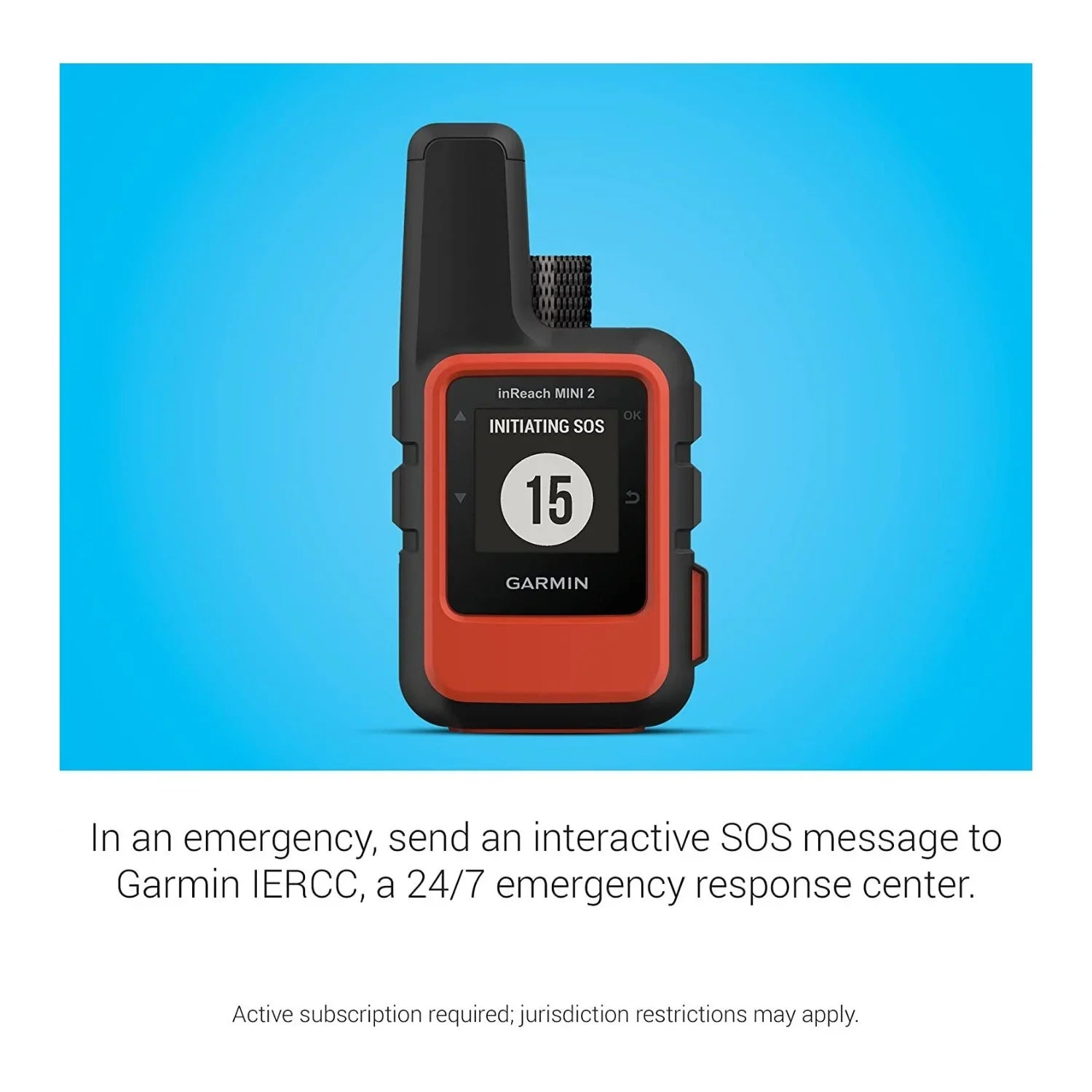 Garmin inReach Mini 2 Satellite Communicator (Orange, Certified Refurbished)