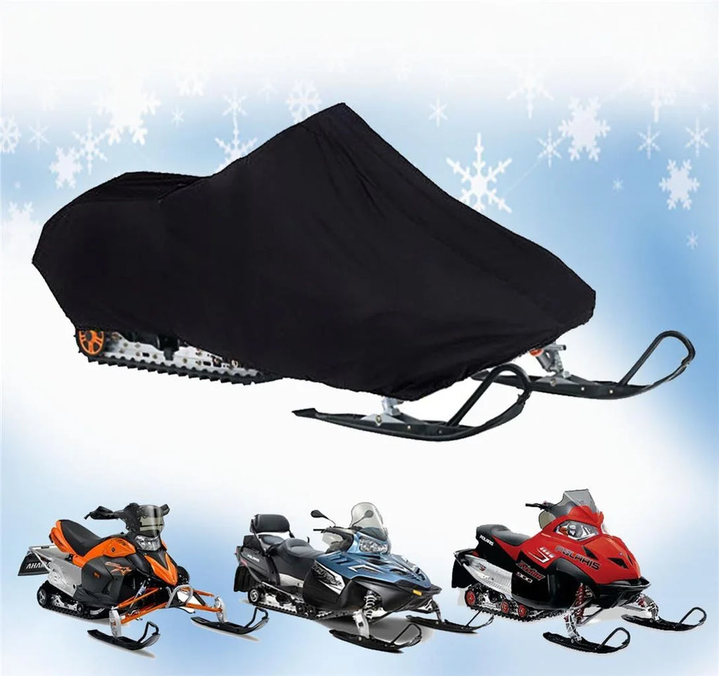 200 Denier Storage Snowmobile Cover Compatible for the 2005-2007 Ski Doo Bombardier Model GSX FAN 550 Snowmachine Sled. All Black.