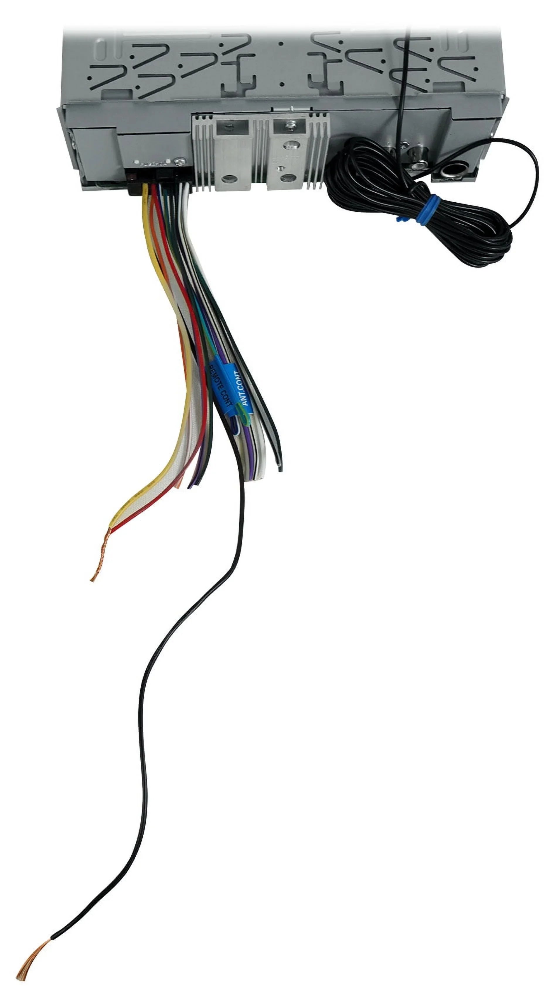 JVC KD-X280BT Car In-Dash Unit, Single-DIN Digital Media Receiver with Bluetooth, KD-X280BT