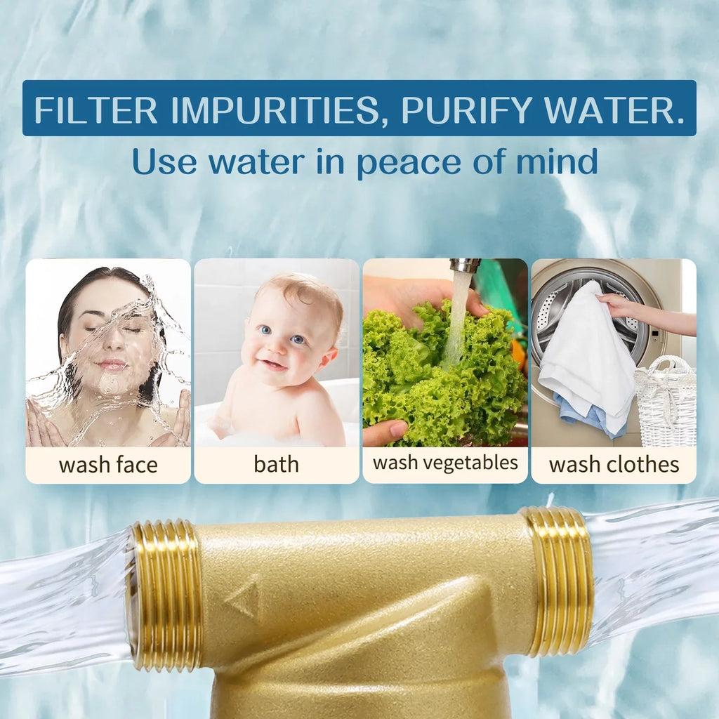 Watflow Spin Down Sediment Filter, Whole House Liquid Filter, Sediment Fluid Filter, Home Liquid Filter, 100 Micron