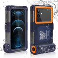 UrbanX Professional [15m/50ft] Swimming Diving Surfing Snorkeling Photo Video Liquid Protective Case Fluid Housing for P Smart+ 2019 And all Phones Up to 6.9 Inch LCD with Lanyard