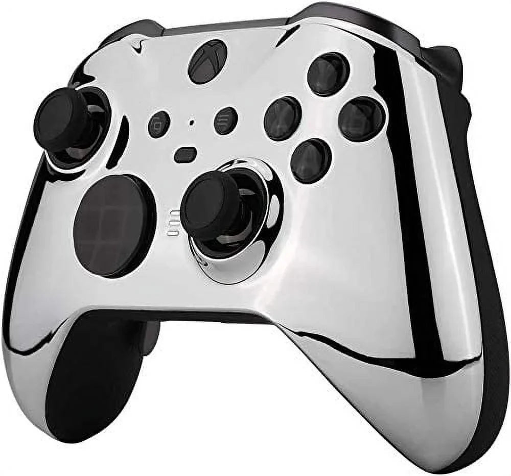 Custom Elite 2 Controller Compatible With Xbox One - Silver Chrome