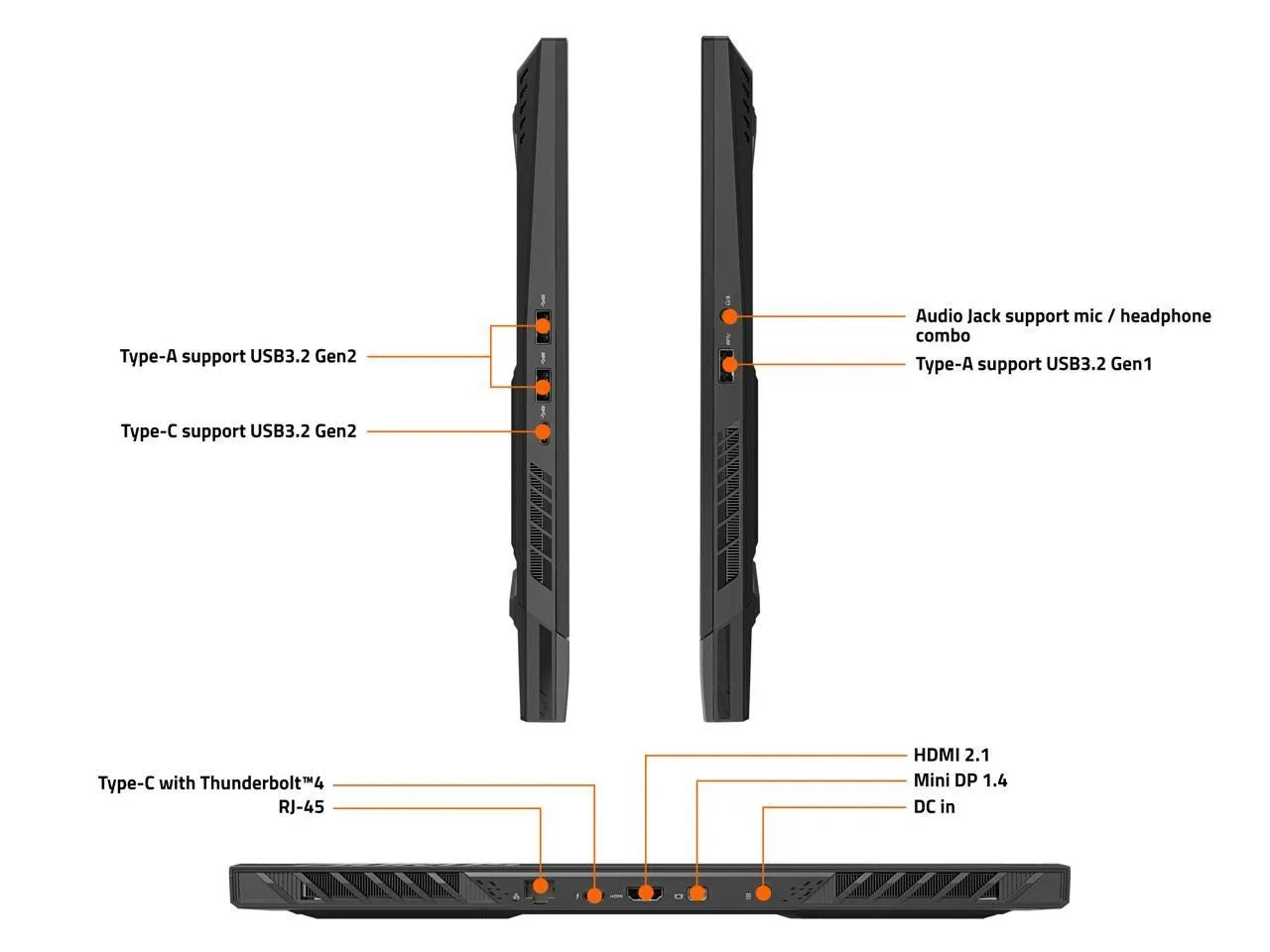 Aorus 15 Series - 15'' 165 Hz IPS - Core Ultra 7 155H - GeForce RTX 4060 Portable computer GPU - 16 GB DDR5 - 1 TB PCIe SSD - Windows 11 Home 64-bit - Gaming Notebook (15 BKG-13US754SH )