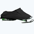 200 Denier Storage Snowmobile Cover Compatible for the 2005-2007 Ski Doo Bombardier Model GSX FAN 550 Snowmachine Sled. All Black.