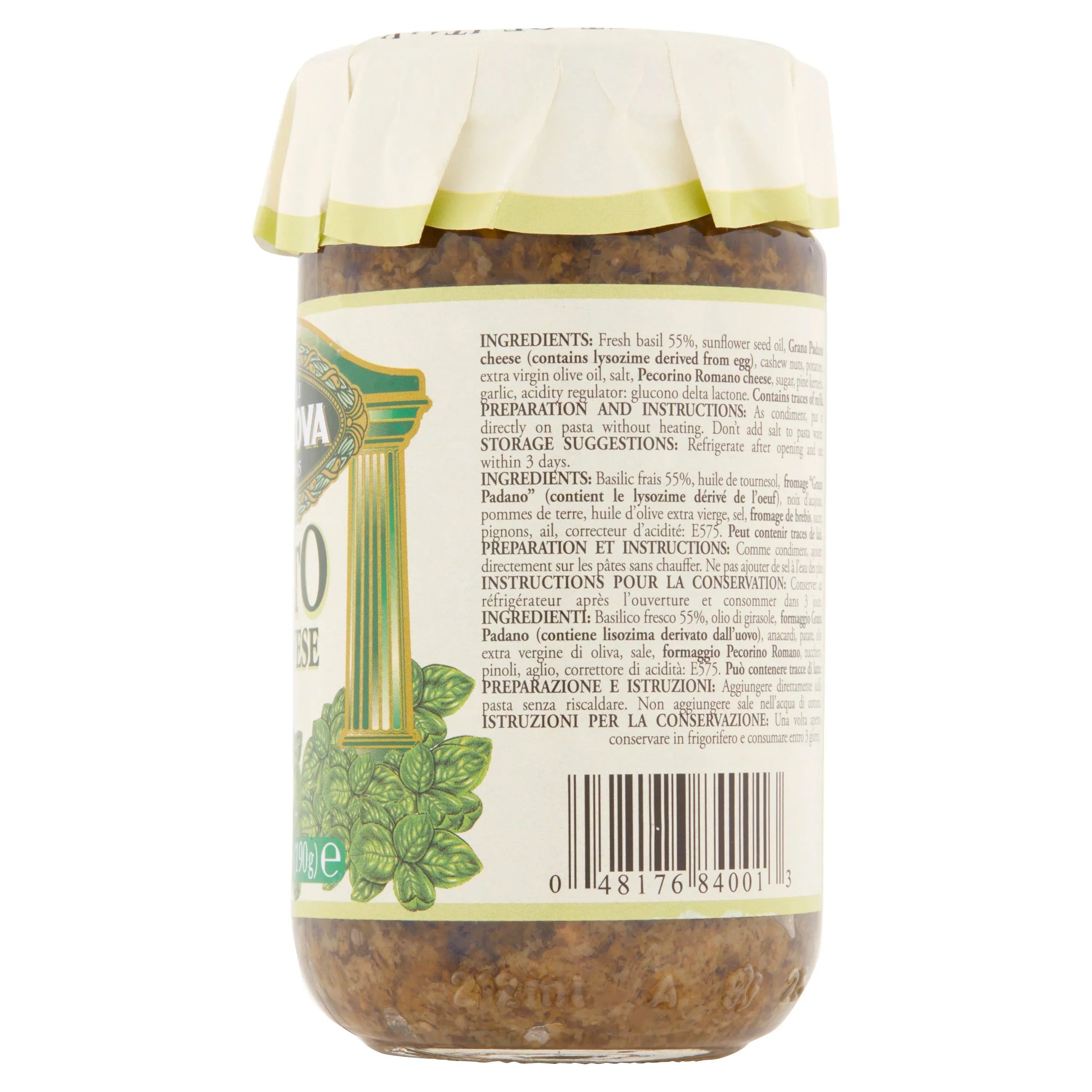 Mantova Pesto Genovese, 6.5 oz