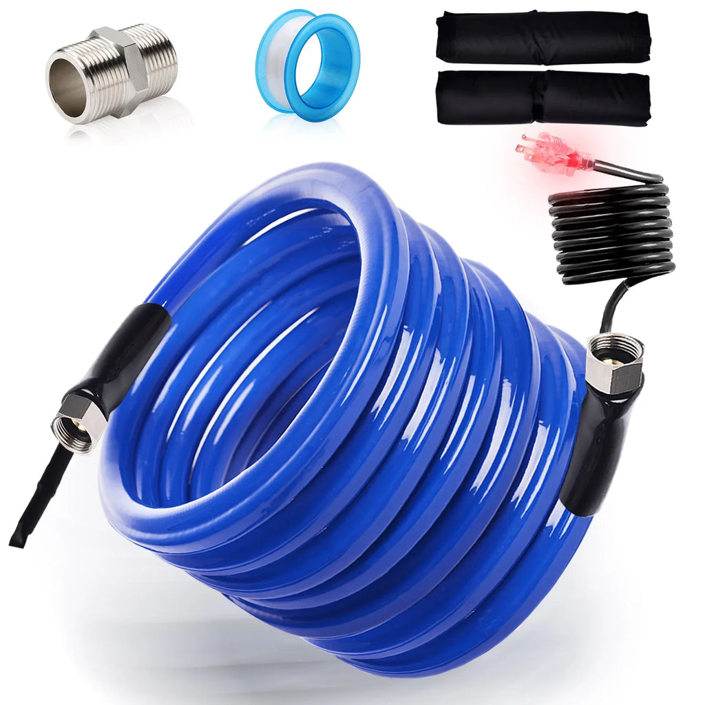 100FT Heated Liquid Hose for RV,-45 ,Antifreeze Drinking Garden Fluid Hose,Rv Accessories, Rv Liquid Hose,Rv