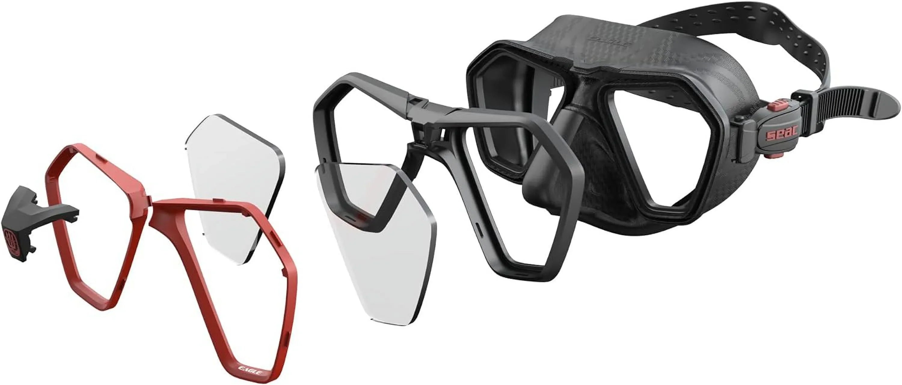 Compact Low Volume Mask For Freediving And Spearfishing