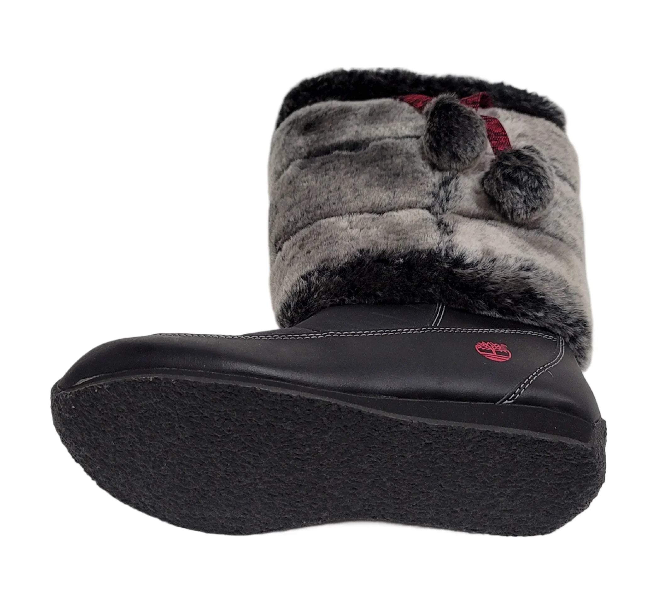 Timberland Preschool Youth Winterberry Tall Fur Medium Boot Black 59794 size 13.5 US