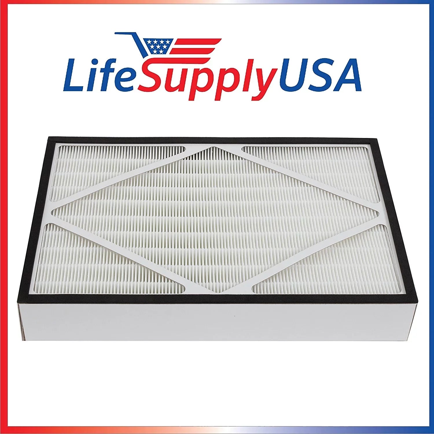 LifeSupplyUSA True HEPA Filter Compatible with Hamilton Beach 04913, 04162, 04163