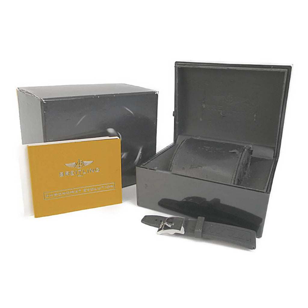 Pre-Owned Polished BREITLING Chronomat Evolution Steel Automatic Watch A13356 BF563347 (Good)