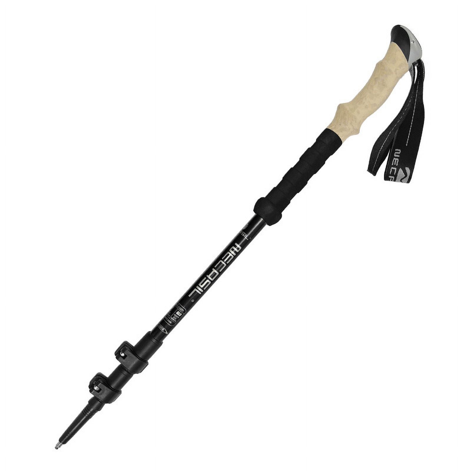 135cm aluminum outdoor hiking anti shock walking sticks telescopic trekking climbing poles ultralight walking canes