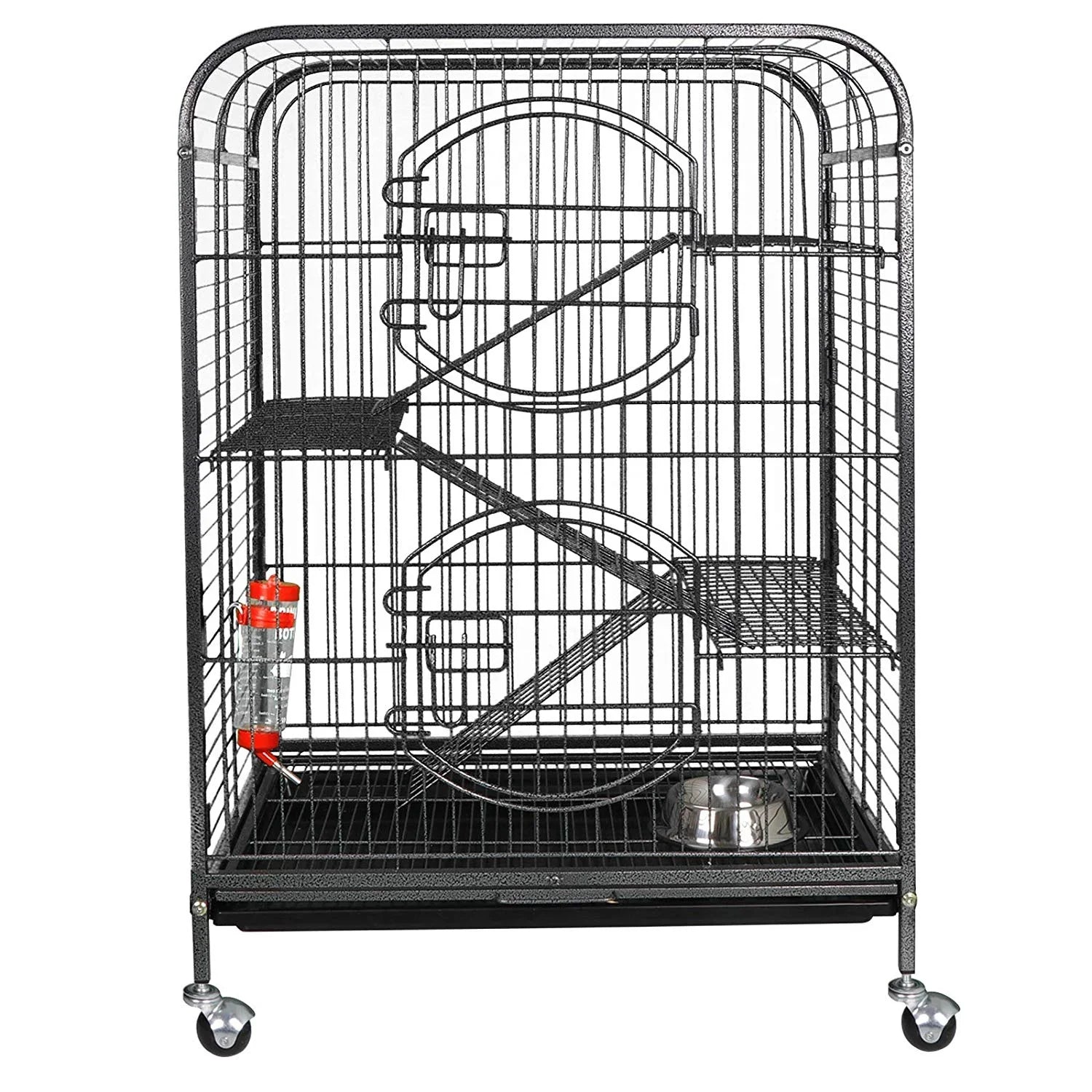 ZenStyle 37" Ferret Cage Rabbit Guinea Pig Chinchilla Rat Small Animal House 4 Levels