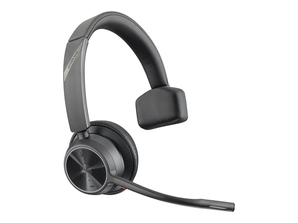 Poly Voyager 4310 USB-AHeadset + BT700 dongle TAA - Google Assistant, Siri - Mono - USB Type A - Wired/Wireless - Bluetooth - 164 ft - 20 Hz - 20 kHz - On-ear, Over-the-head - Monaural - Supra-aura...