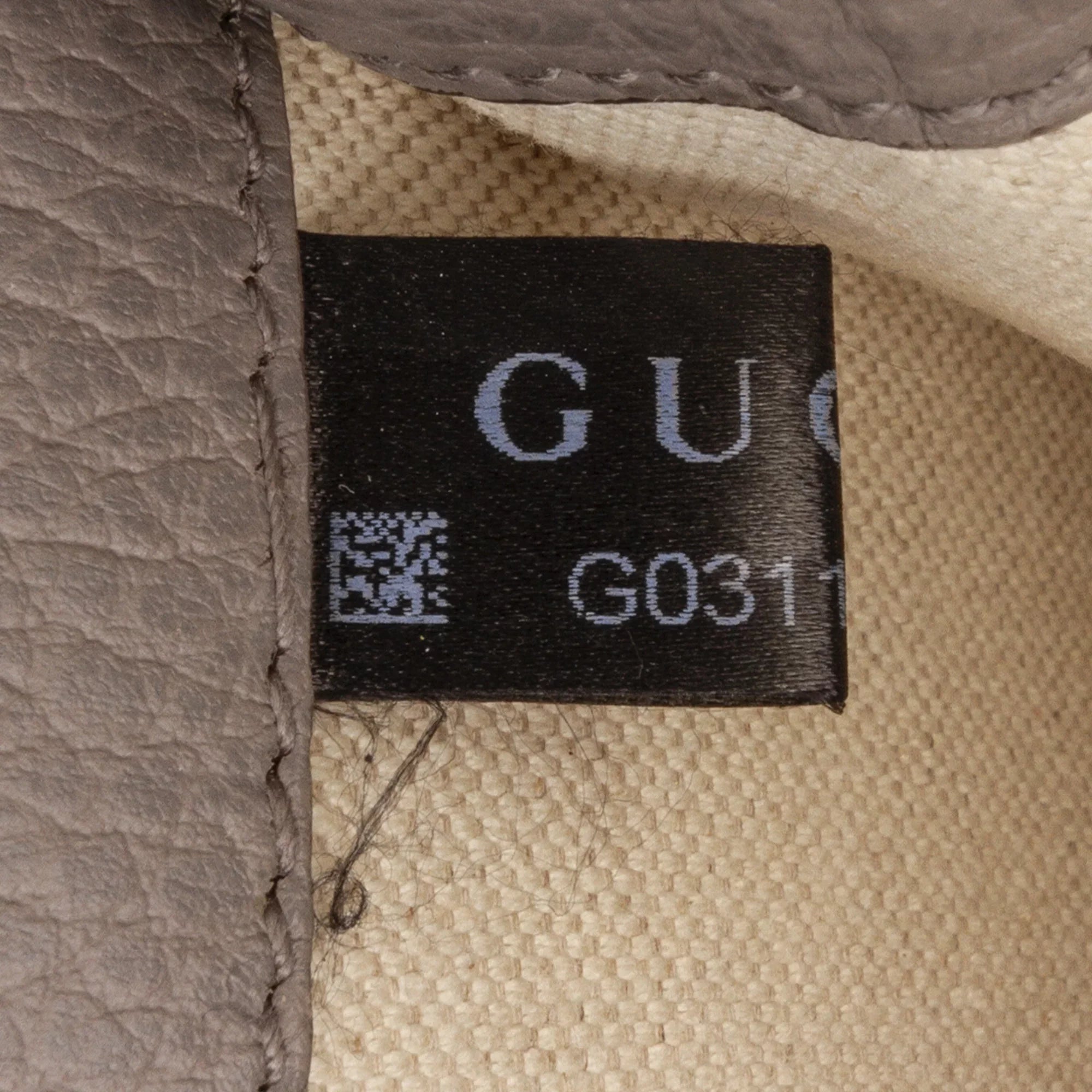 Pre-Owned Authenticated Gucci Small Dionysus Shoulder Bag Calf Leather Gray Unisex (Good)