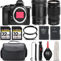 Z5 Mirrorless with 24-200mm f/4-6.3 VR Lens + 24mm f/1.8 S Lens + 64GB Storage + UV Filter + Backup Battery + Case + Cleaning Kit - International Version