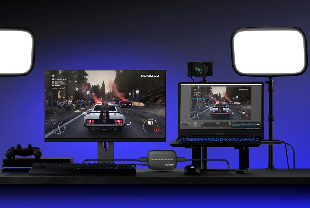 Elgato HD60 S+ Capture Card 1080p60 HDR10 capture, 4K60 HDR10 zero-lag passthrough, ultra-low latency, PS5, PS4/Pro, Xbox Series X/S, USB 3.0