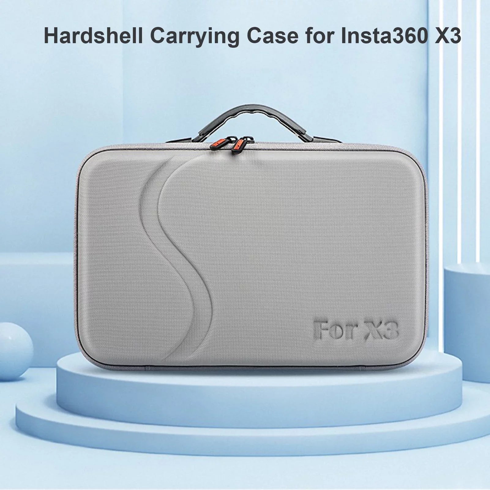 Dadypet Portable Camera Carrying Case for Insta360 X3, Shockproof Storage Bag with Shoulder Strap - Travel Ready