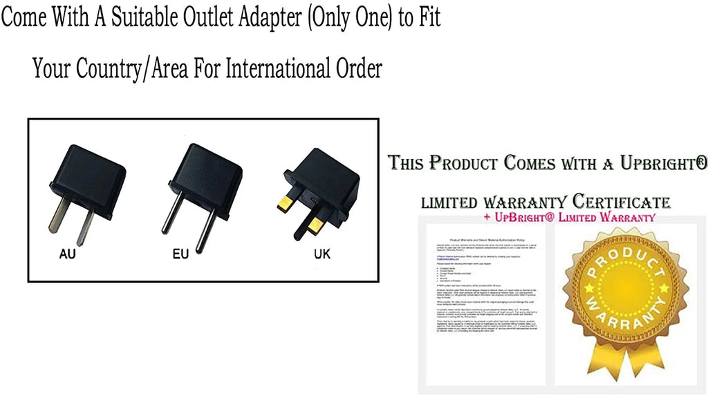 UPBRIGHT NEW Global AC / DC Adapter For Solarism LM1711 LCD TV Power Supply Cord Cable PS Battery Charger Mains PSU
