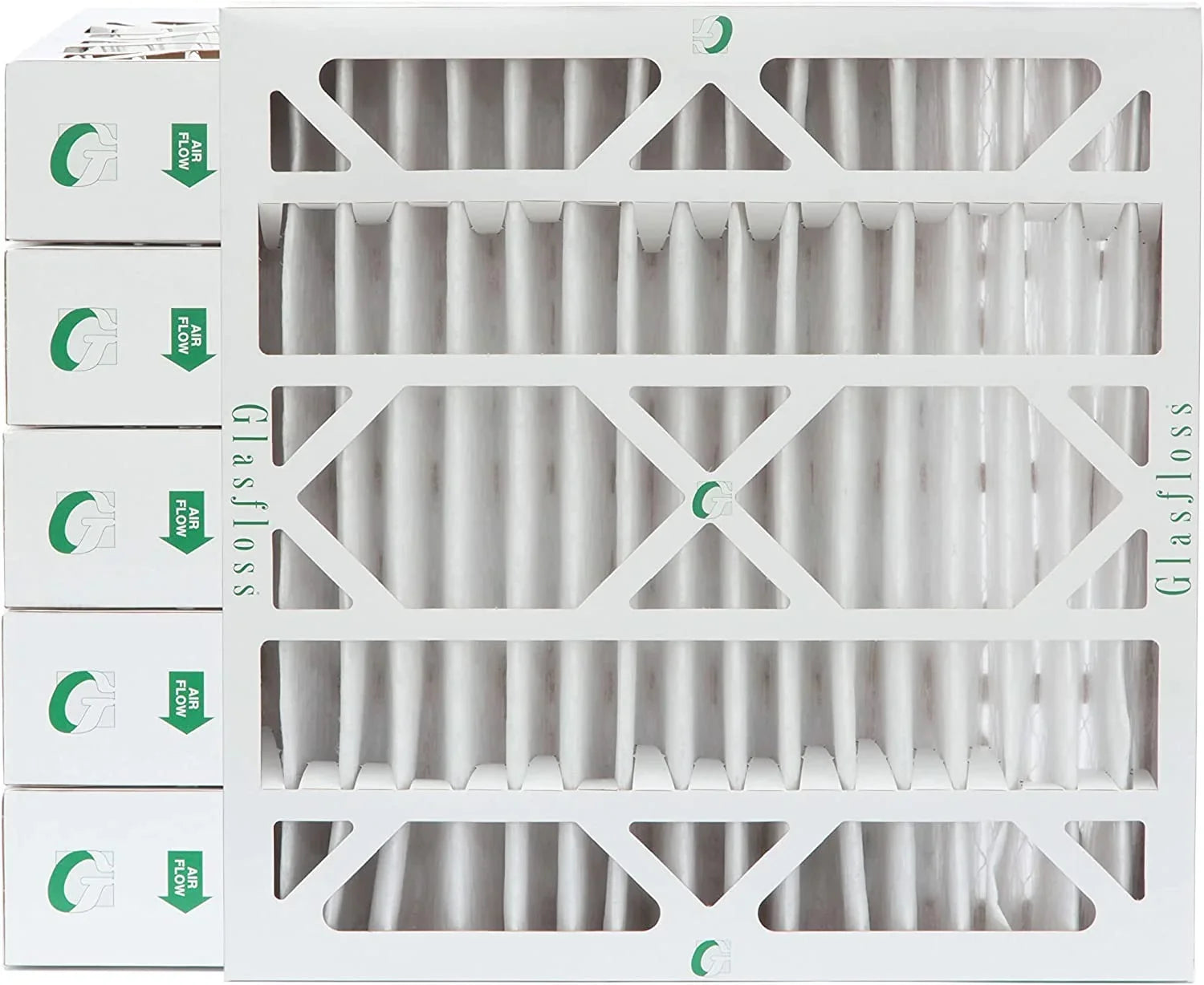 ZL 24x24x4 MERV 10 AC & Furnace Filters. 6 Pack. Actual Size: 23-3/8 x 23-3/8 x 3-3/4