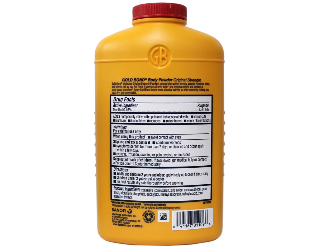 Gold Bond Medicated Original Strength Body Powder